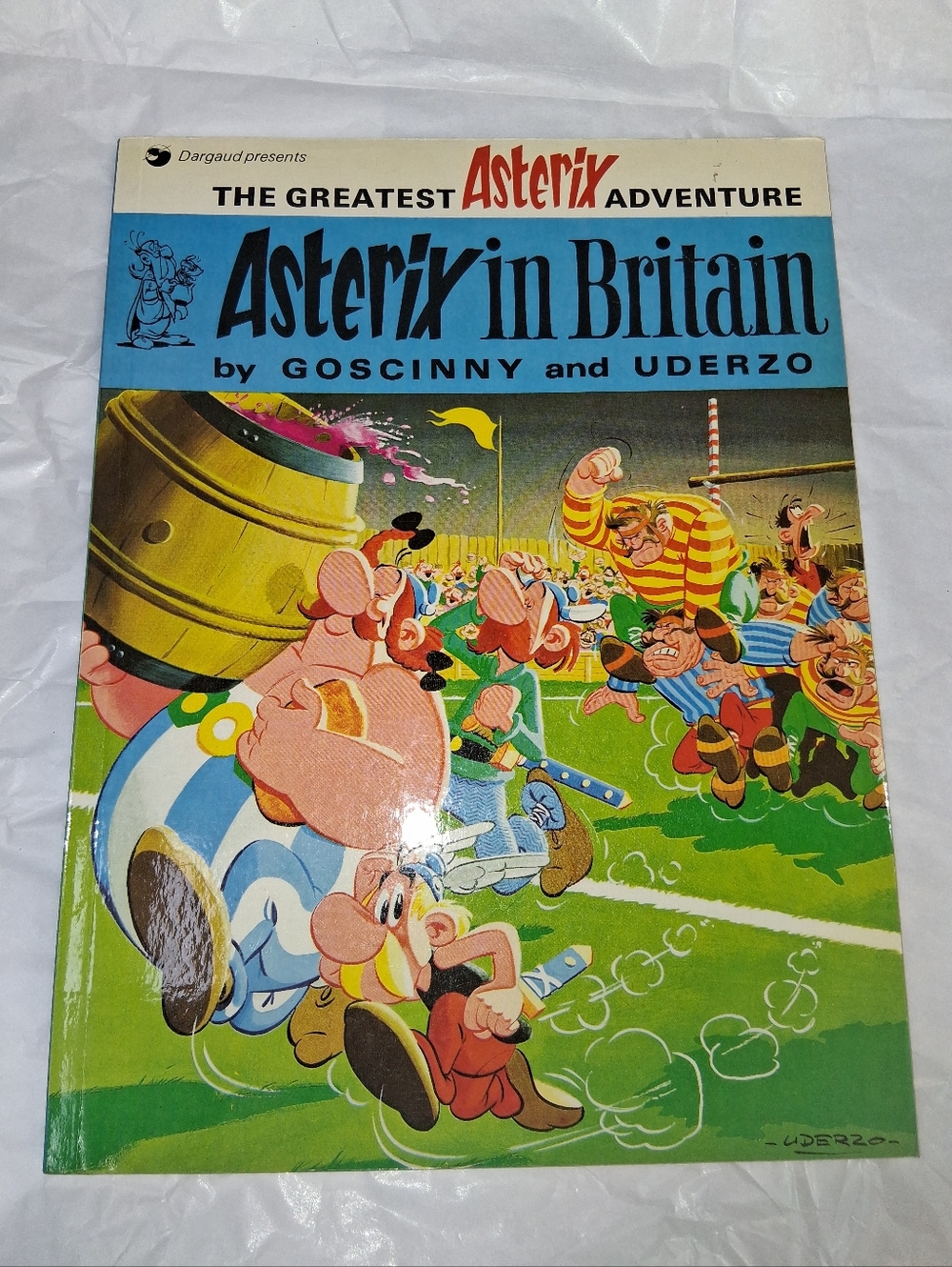Asterix In Britain by Goscinny & Uderzo Vintage Comic Book